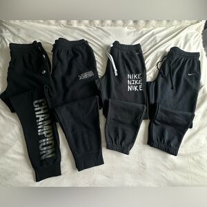 Men’s Set 4 pieces Jogger Sweatpants Sz XL different brands